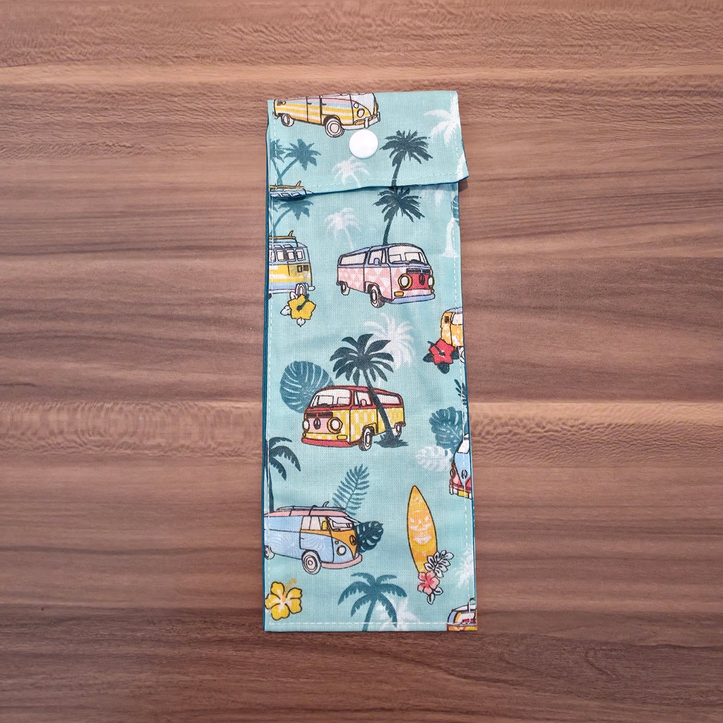 Étui à brosse à dent van bleu