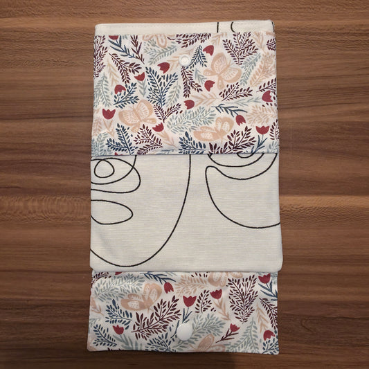 Pochette à savon papillons