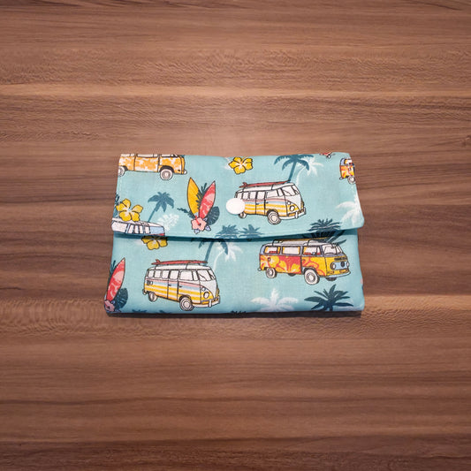 Pochette à savon van bleu