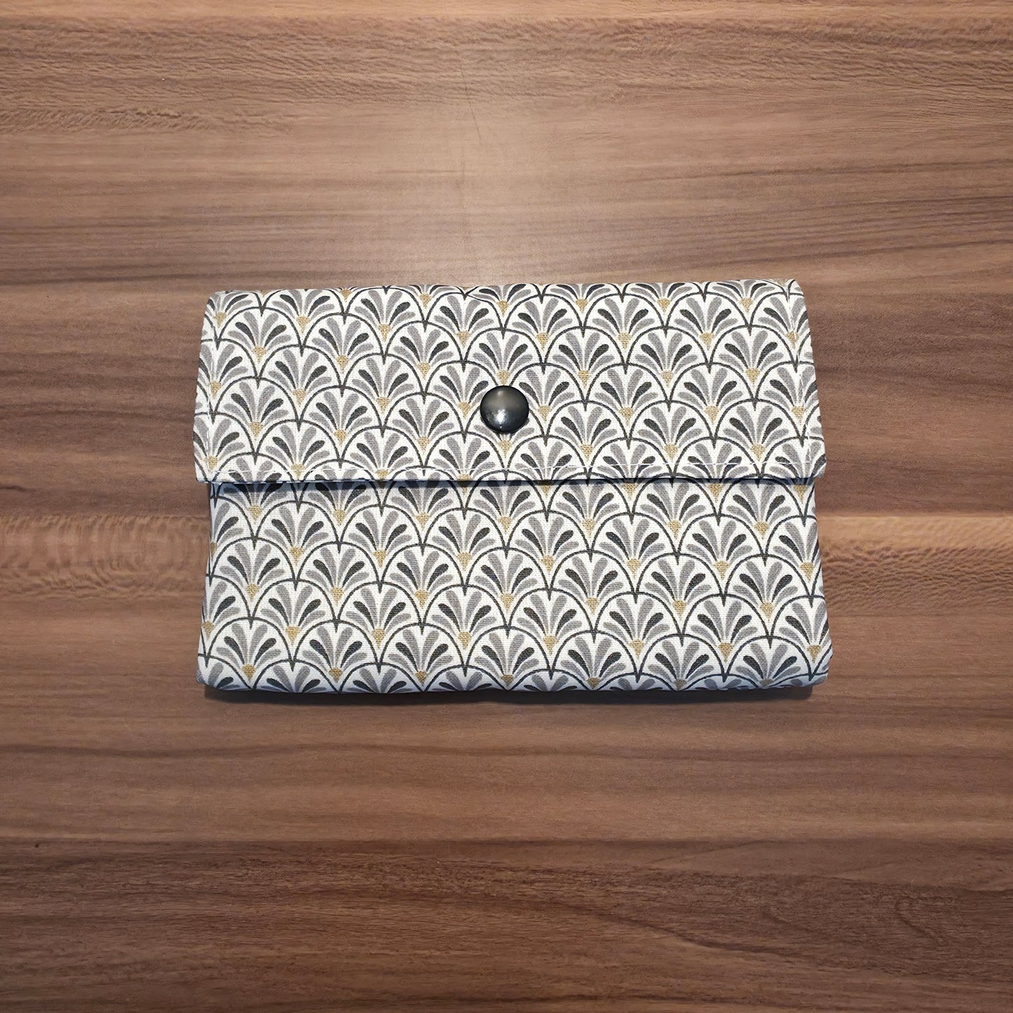 Pochette à savon eventail doré