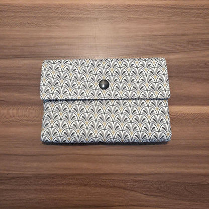 Pochette à savon eventail doré