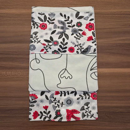 Pochette à savon oiseaux