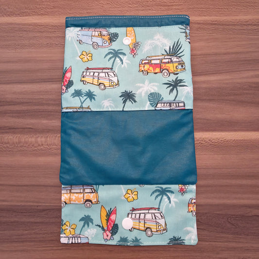 Pochette à savon van bleu