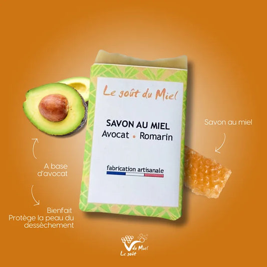 Savon miel - Avocat romarin