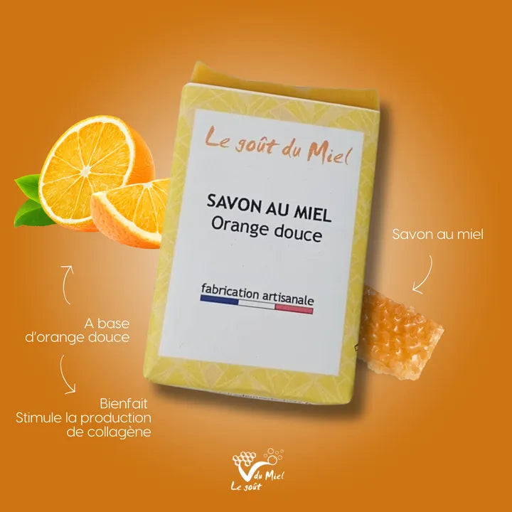 Savon miel - Orange douce